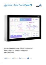 Panel PC Aluminiumrahmen CPCA Series IronTech Solutions SL Mit