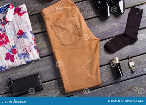 Collage Of Modern Men S Clothing Stock Photo Image Of Clothing