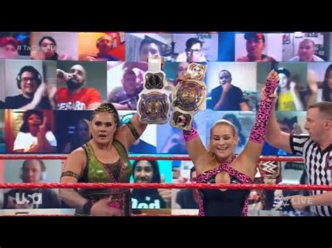 WWE RAW 5 17 21 Natalya Y Tamina Vs Nia Jax Y Shayna Baszler Women