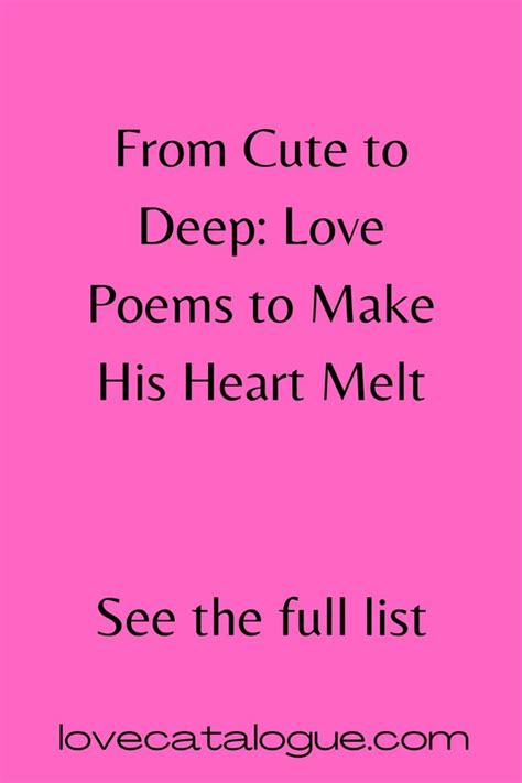 56 Love Poems For Him Poems About Love For Him List