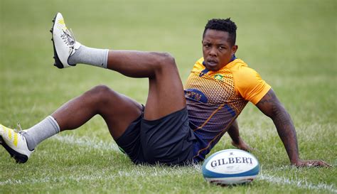 Springbok Wing Sbu Nkosi Safe And Physically Unhurt