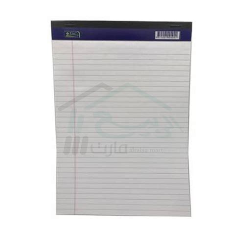 A5 size notebook, white