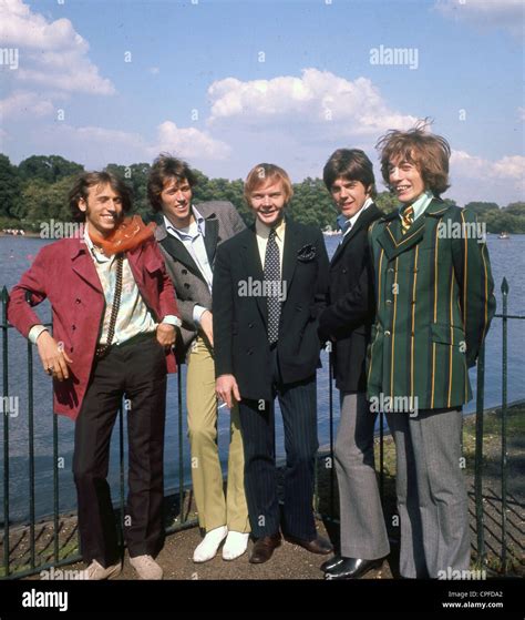 Bee Gees In 1968 From Left Maurice Gibb Barry Gibb Colin Peterson