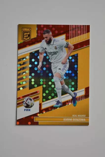 DISCO PARALELA PANINI Donruss FIFA Elite 2022 23 Karim Benzema Real