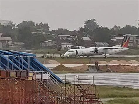 PAL Plane Veers Off The Runway At MCIA Passengers Crew Safe Cebu