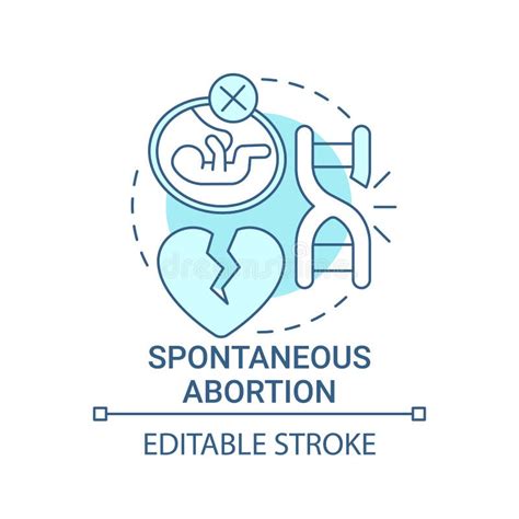 Icono De Aborto Se Ales Vectoriales Para Gr Ficos Web Ilustraci N Del