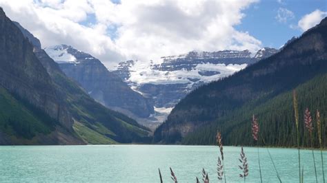 Lake And Rock Landscape Scenic At Banff National Park Alberta Canada