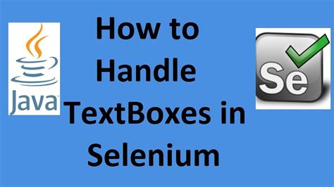 How To Handle TextBoxes In Selenium Selenium Webdriver With Java