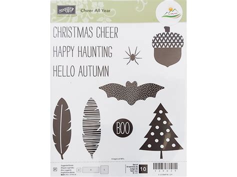 Stampin Up Cheer All Year Clear Stamp Set 139839 Stamps