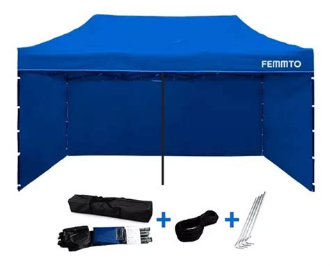 Gazebo Plegable 3 X 6 Autoarmable Exterior Carpa Con Paredes