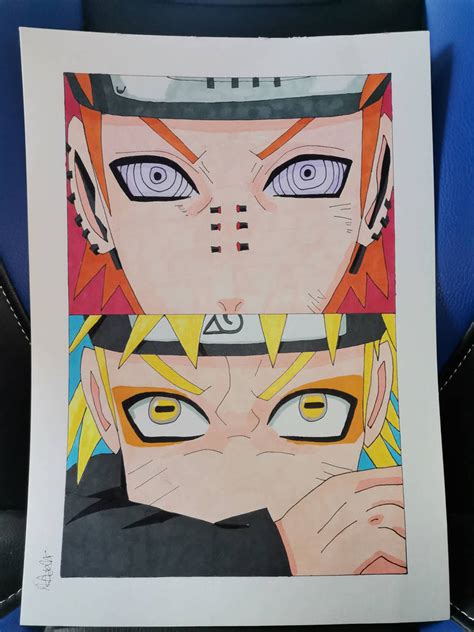 Naruto sage Mode vs Pain by Alizavras on DeviantArt