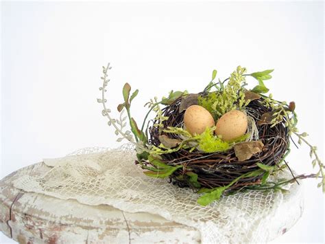 CUSTOM FOR ANGIE Decorative Bird Nest Wedding Nest with Eggs