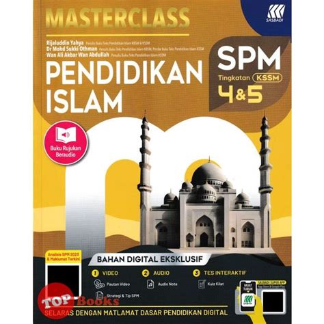 Topbooks Sasbadi Masterclass Spm Pendidikan Islam Tingkatan