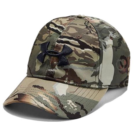 Bullseye North Under Armour Mens Ua Camo Stretch Fit Cap Updated Lxl Forest 20 Camo Black