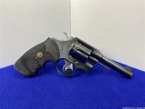 1961 Colt Official Police 38 Special Blue 4 Amazing Post War