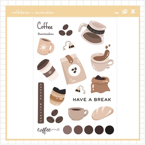 Coffee Lovers Sticker Sheet