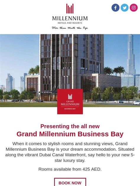 Millennium Hotels: Introducing Grand Millennium Business Bay | Milled