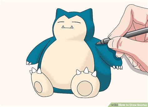 How To Draw Snorlax With Pictures Wikihow