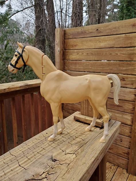 Vintage Marx Johnny West Horse Thunderbolt Moveable Neck Etsy