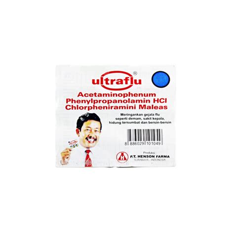 Ultraflu Tablet Kegunaan Efek Samping Dosis Dan Aturan Pakai