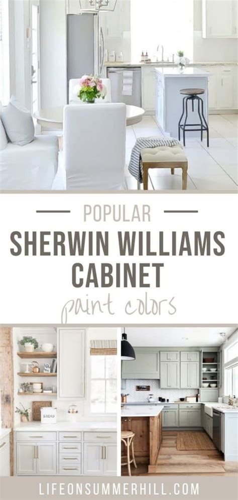 Popular Sherwin Williams Cabinet Paint Colors