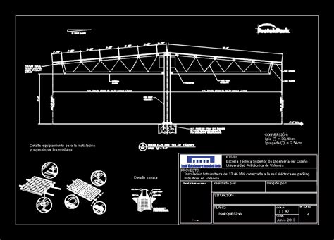 Solar Panel Cad Block