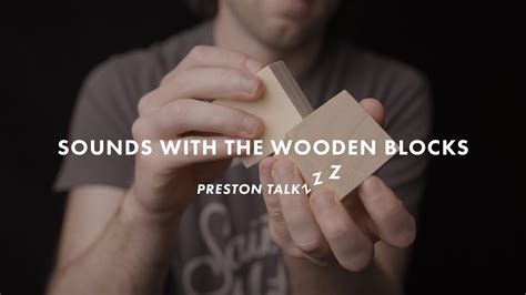 Asmr Tapping And Scratching The Wooden Blocks I Preston Talkzzz Youtube