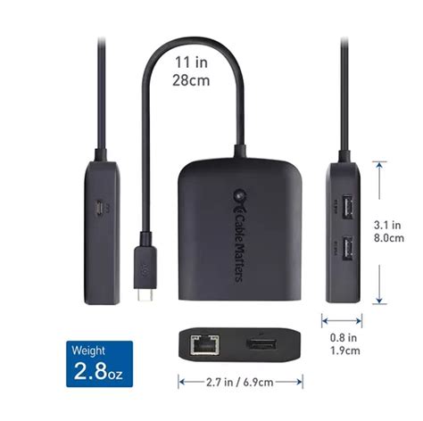 Cable Matters Adaptador Multipuerto Usb C Concentrador Usb En Venta En