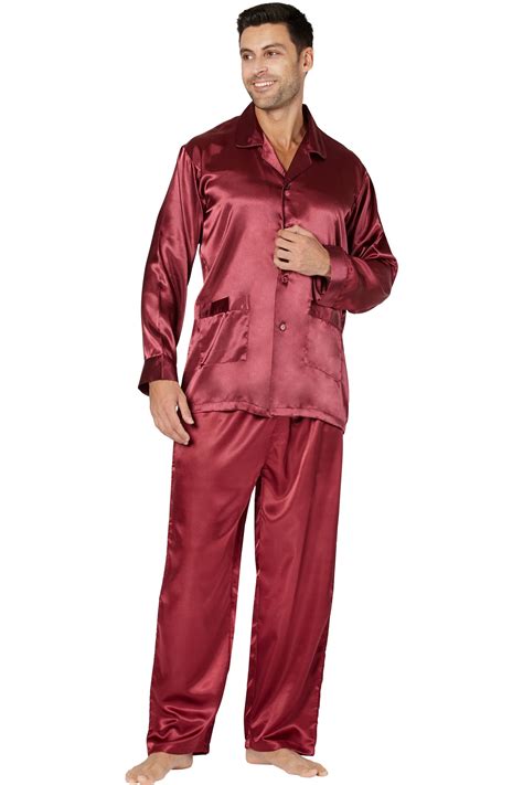 Intimo Intimo Mens Big And Tall Satin Pajamas