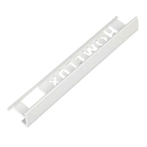 Tile Trim White 8mm Straight Edge Pvc Homelux 1200mm Tile Superstore®