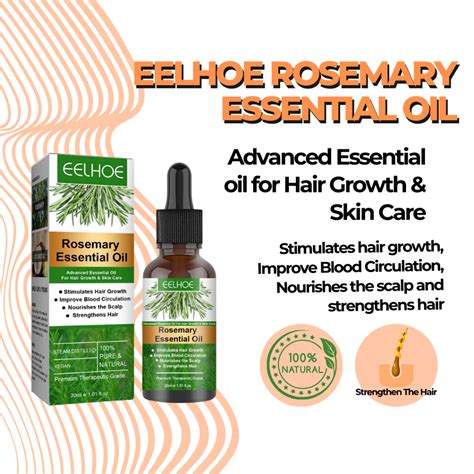 Original Eelhoe Rosemary Essential Oil Anti Hair Loss Shopee Philippines