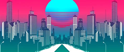 Synthwave City Wallpapers Top Free Synthwave City Backgrounds