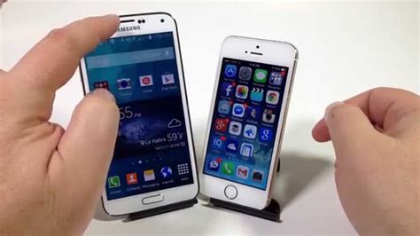 Samsung Galaxy S5 Vs Apple IPhone 5S Full Comparison YouTube