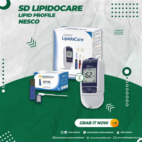 Ams Medika Sd Lipidocare Lipid Profile Test Strip Nesco