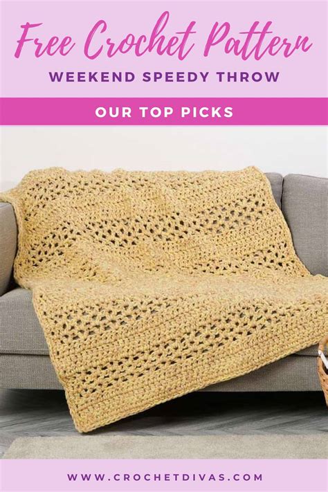 Quick & Cozy Beginner Throw – Free Crochet Pattern [Top Pick] | Crochet ...