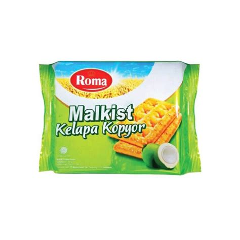 Jual Roma Malkis Cracker 135gr Roma Malkist Cream Abon Coklat