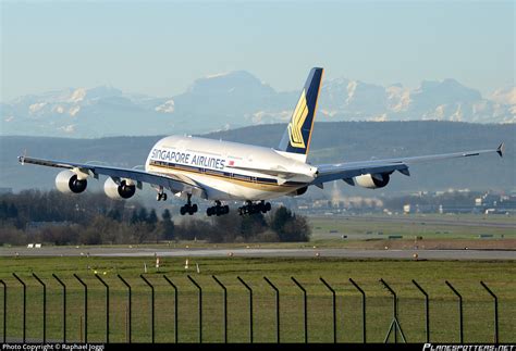 9V SKR Singapore Airlines Airbus A380 841 Photo By Raphael Joggi ID