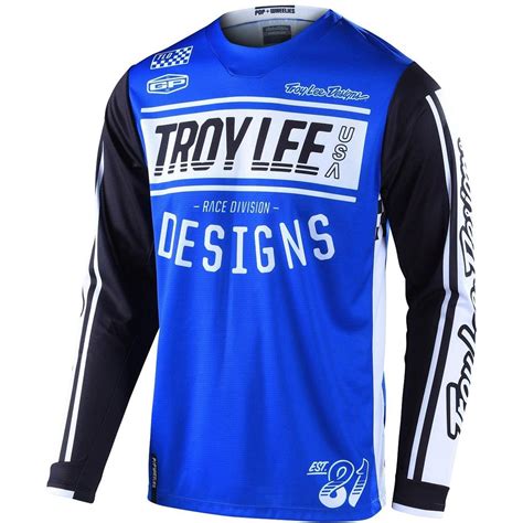 Troy Lee Designs Jersey GP Race 81 Blue Maciag Offroad