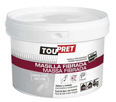 Masilla En Pasta Fibrada TOUPRET De 4 Kg Leroy Merlin