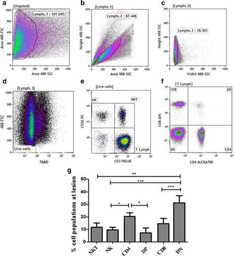 Frequencies Of Nk And Nkt Cells Cd4 Cd8 Double Positive Dp Download Scientific