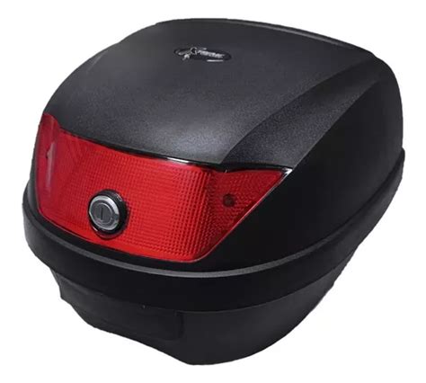 Maletero caja Porta Equipaje De Moto 28 Litros Reflejante Envío gratis