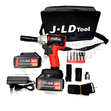 Jual Promo Mesin Impact Set Jld Volt Mesin Impact Wrench Cordless