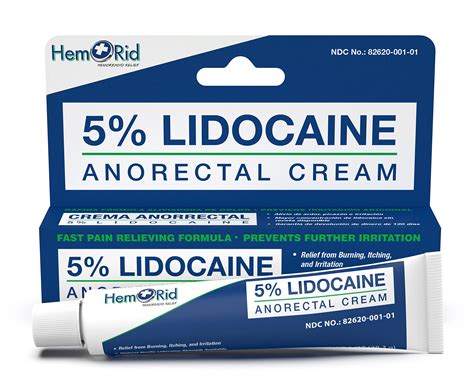 Buy Maximum Strength Lidocaine Cream For Pain Fast Acting Hemorrhoid