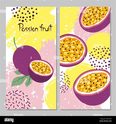 Passion Fruit Juice Stock Vector Images Alamy