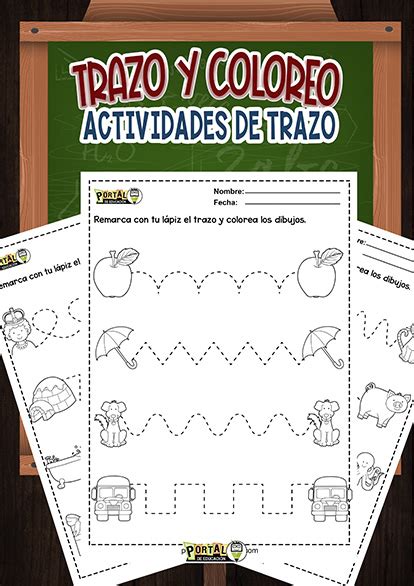 Actividades De Trazos Para Preescolar Portal De Educación