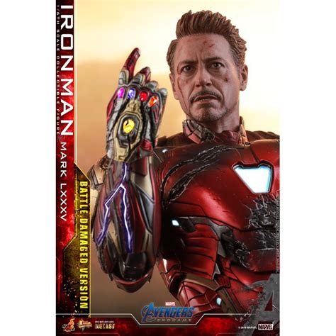 HOT TOYS MMS 543 D33 AVENGER ENDGAME IRON MAN MARK 85 BATTLE DAMAGE