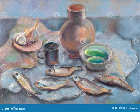 Dried Fish Stock Illustration Illustration Of Cloth 30149545