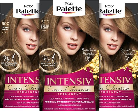 Poly Palette Intensiv Creme Coloration 7 0500 Ciemny Blond Poziom 3 3