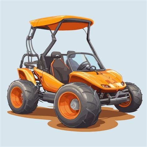 Premium Vector | Dune buggy cartoon vector