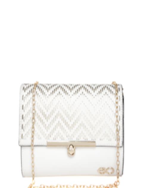 Buy E2o Off White Cut Out Sling Bag Handbags For Women 1608249 Myntra